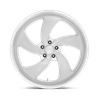 US Mag | U134 DESPERADO 24x9.0 ET1 - SILVER BRUSHED FACE MILLED DIAMOND CUT LIP