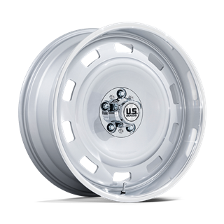 US Mag | UC143 SCOTTSDALE 17x9.0 ET-12 - SILVER W/ DIAMOND CUT LIP