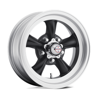 American Racing | VN105 TORQ THRUST D 15x7.0 ET-6 - SATIN BLACK W/ MACHINED LIP