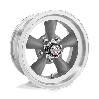 American Racing | VN105 TORQ THRUST D 15x8.5 ET-25 - TORQ THRUST GRAY W/ MACH LIP