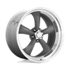 American Racing | VN215 CLASSIC TORQ THRUST II 17x8.0 ET-11 - MAG GRAY W/ MACHINED LIP