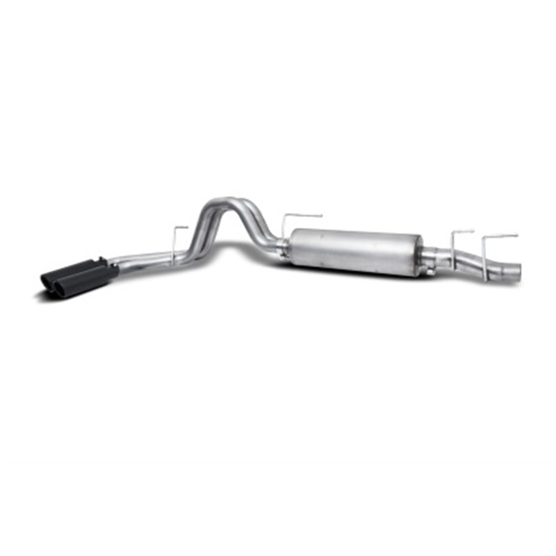 Gibson | Black Elite Cat-Back Dual Sport Exhaust Stainless - F-150 2.7T / 3.3L / 3.5T 2021-2021