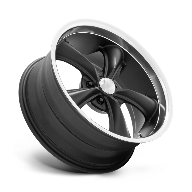 American Racing | VN338 BOSS TT 20x10.0 ET2 - TEXTURED BLACK W/ DIAMOND CUT LIP