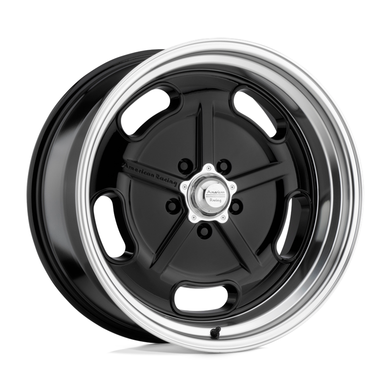 American Racing | VN511 SALT FLAT 17x7.0 ET0 - GLOSS BLACK W/ DIAMOND CUT LIP