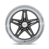 American Racing | VN514 GROOVE 18x10.0 ET12 - ANTHRACITE W/ DIAMOND CUT LIP