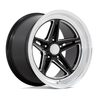American Racing | VN514 GROOVE 18x7.0 ET0 - GLOSS BLACK W/ DIAMOND CUT LIP