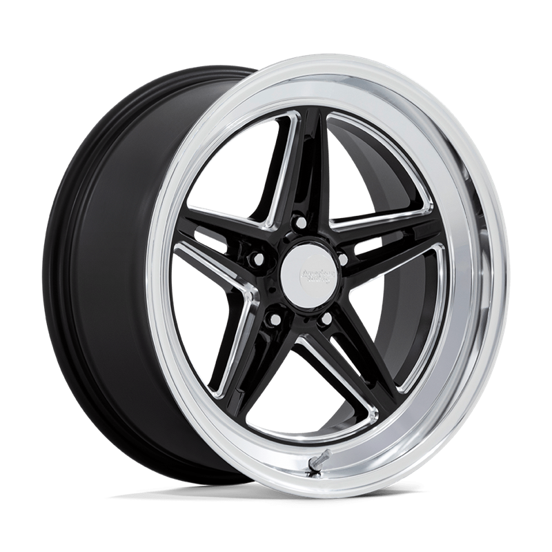 American Racing | VN514 GROOVE 20x8.5 ET6 - GLOSS BLACK W/ DIAMOND CUT LIP