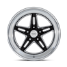 American Racing | VN514 GROOVE 20x8.5 ET6 - GLOSS BLACK W/ DIAMOND CUT LIP