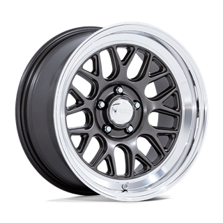 American Racing | VN516 G-FORCE 17x7.0 ET0 - MATTE ANTHRACITE W/ DIAMOND CUT LIP