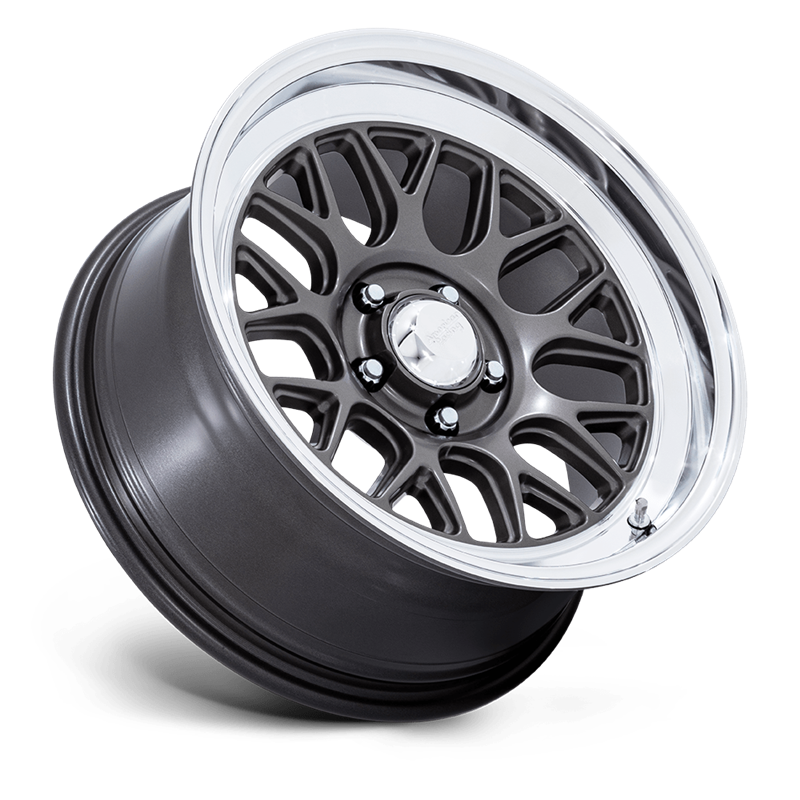 American Racing | VN516 G-FORCE 17x8.0 ET0 - MATTE ANTHRACITE W/ DIAMOND CUT LIP