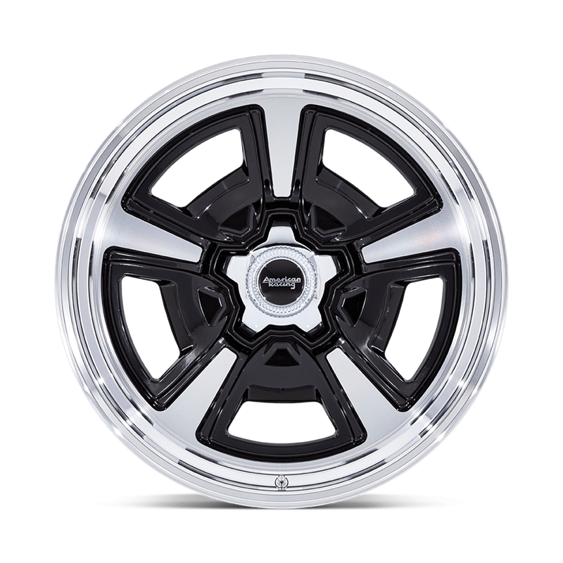 American Racing | VN517 MARAUDER 22x10.0 ET6 - GLOSS BLACK MACHINED W/ DIAMOND CUT LIP