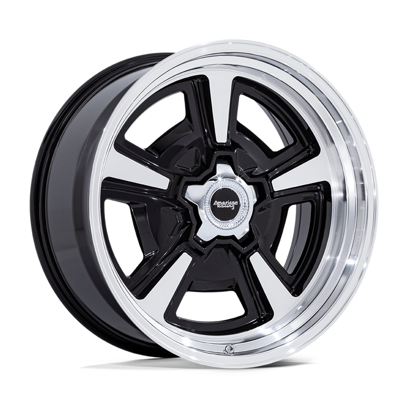 American Racing | VN517 MARAUDER 22x9.0 ET6 - GLOSS BLACK MACHINED W/ DIAMOND CUT LIP