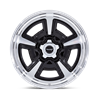 American Racing | VN517 MARAUDER 22x9.0 ET6 - GLOSS BLACK MACHINED W/ DIAMOND CUT LIP