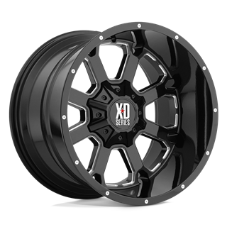 XD Wheels | XD825 BUCK 25 20x10.0 ET-24 - GLOSS BLACK MILLED