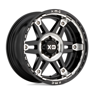 XD Wheels | XD840 SPY II 20x10.0 ET-18 - GLOSS BLACK MACHINED