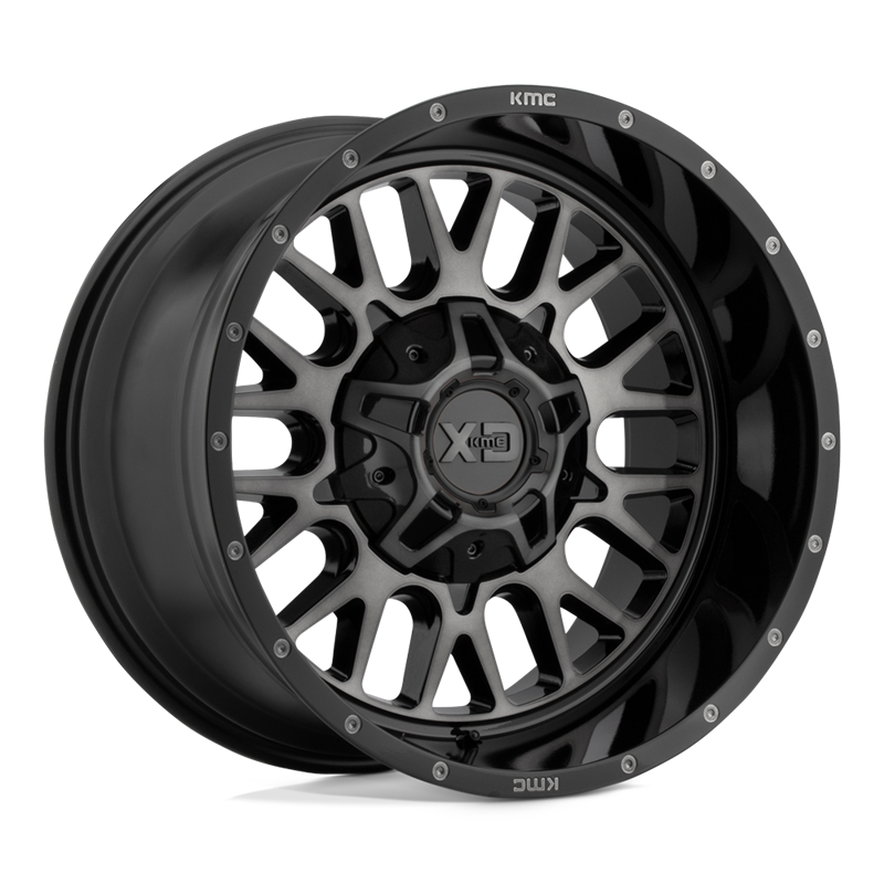 XD Wheels | XD842 SNARE 20x10.0 ET-18 - GLOSS BLACK W/ GRAY TINT