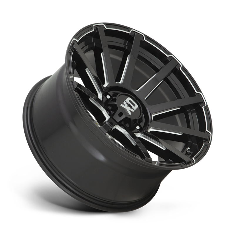 XD Wheels | XD847 OUTBREAK 20x9.0 ET0 - GLOSS BLACK MILLED
