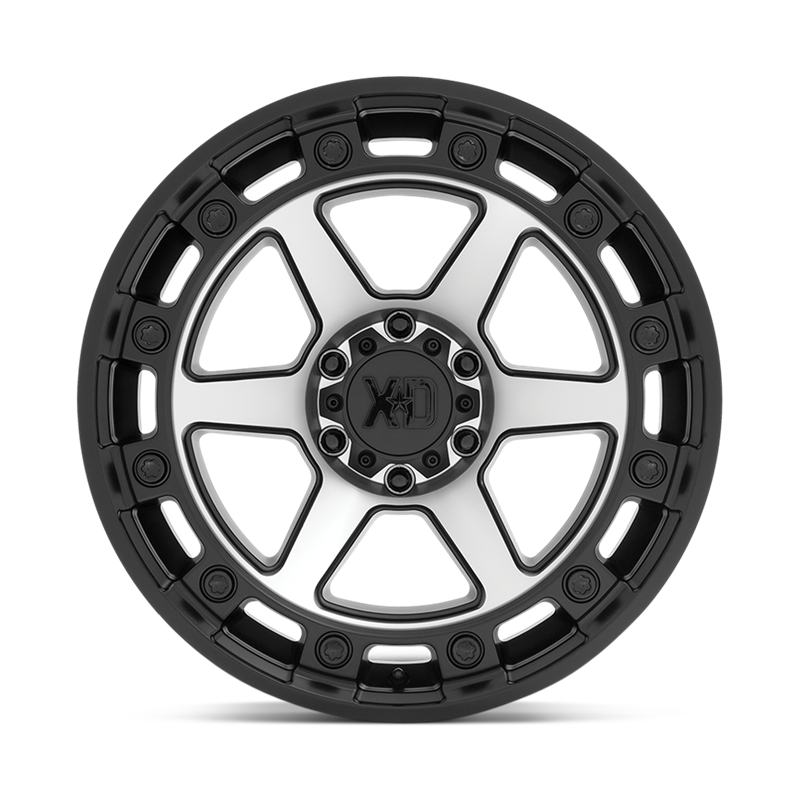 XD Wheels | XD862 RAID 17x9.0 ET0 - SATIN BLACK MACHINED