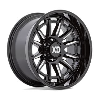 XD Wheels | XD865 PHOENIX 20x10.0 ET-18 - GLOSS BLACK MILLED