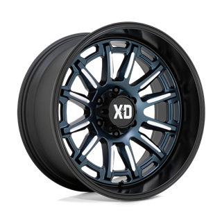 XD Wheels | XD865 PHOENIX 20x10.0 ET-18 - METALLIC BLUE MILLED W/ BLACK LIP