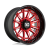 XD Wheels | XD865 PHOENIX 20x10.0 ET-18 - CANDY RED MILLED W/ BLACK LIP