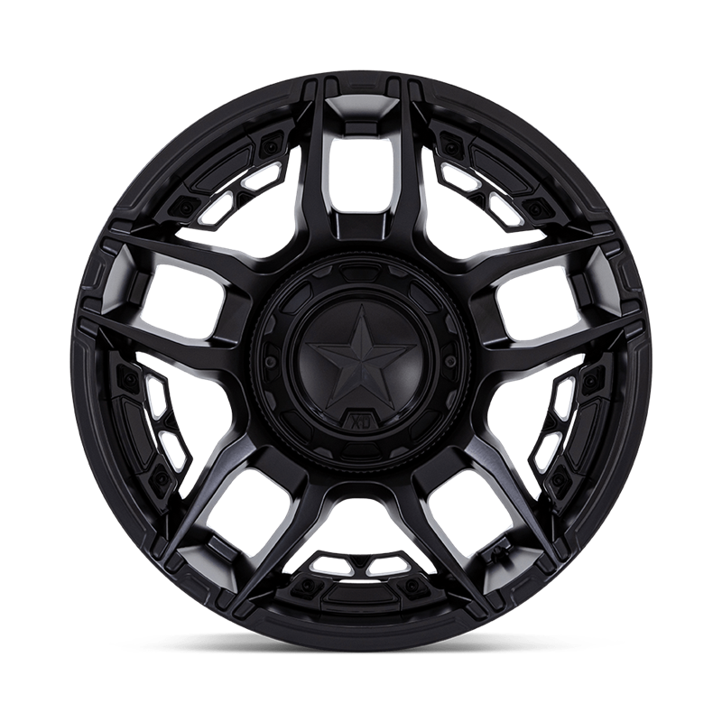 XD Wheels | XD871 SLASH 20x9.0 ET1 - MATTE BLACK