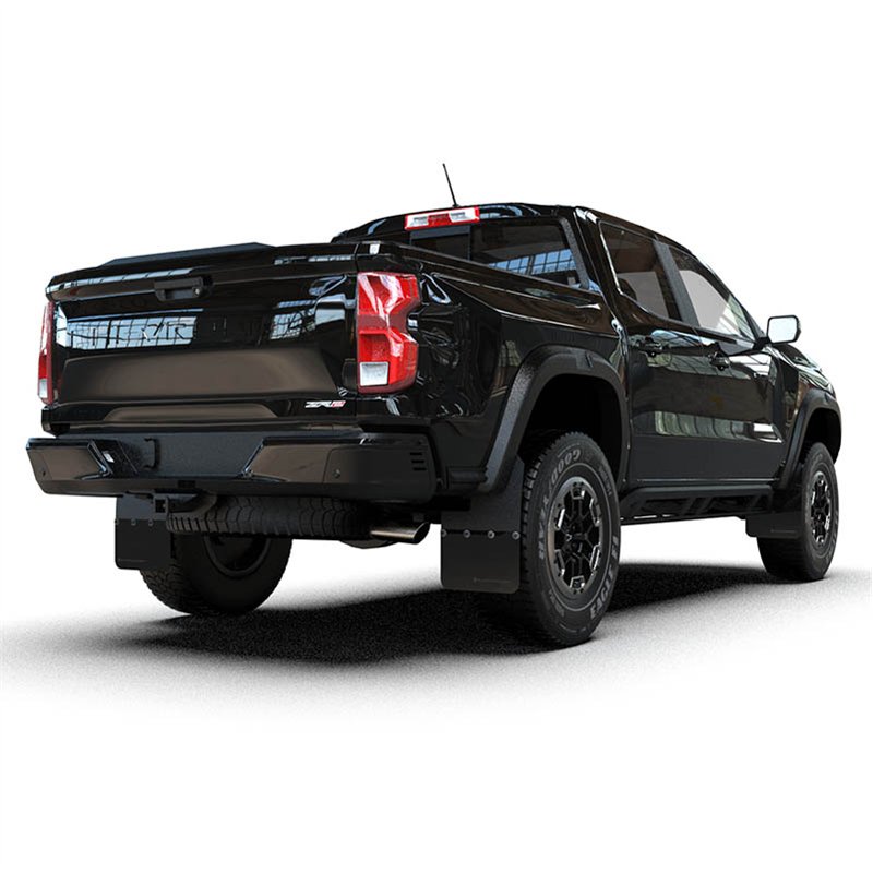 RallyArmor | Black UR Mud Flap Logo Noir Métallique - Colorado ZR2 2023-2025