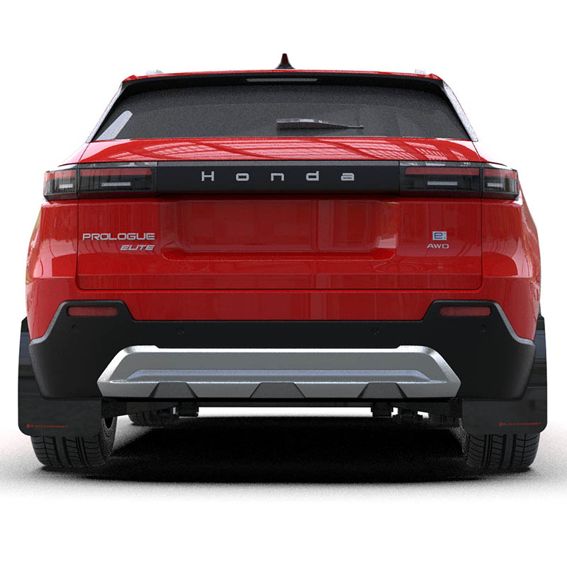 RallyArmor | Black UR Mud Flap Red Logo - Prologue 2024-2025