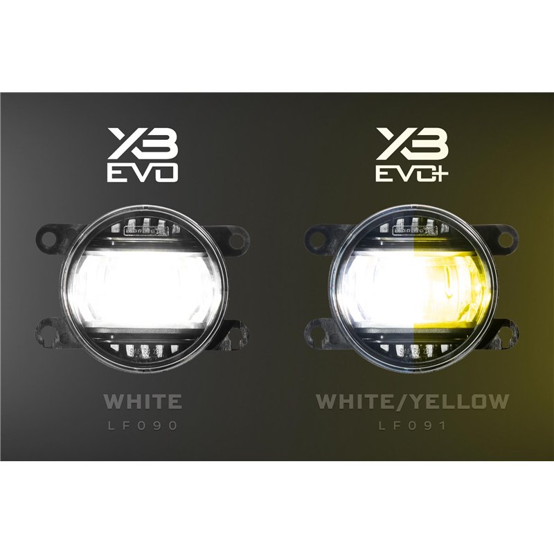 Morimoto | XB Evo+ Fog Lights: Type S (White + Yellow / Set)