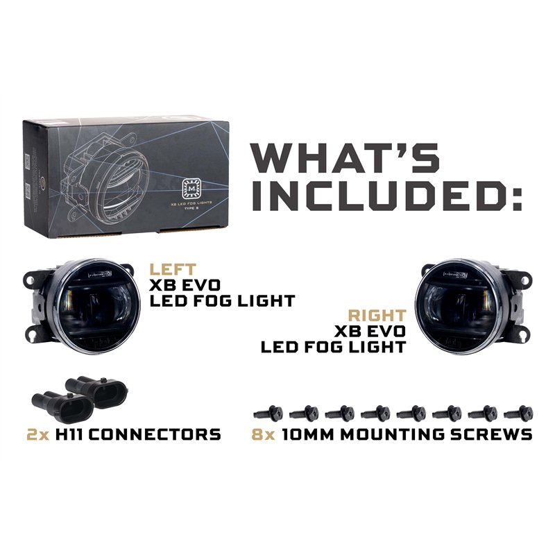 Morimoto | XB Evo Fog Lights: Type S (White / Set)