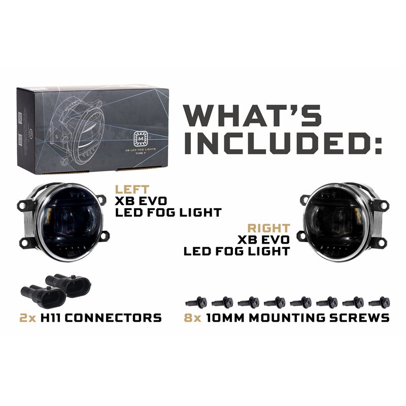 Morimoto | XB Evo Fog Lights: Type T (White / Set)