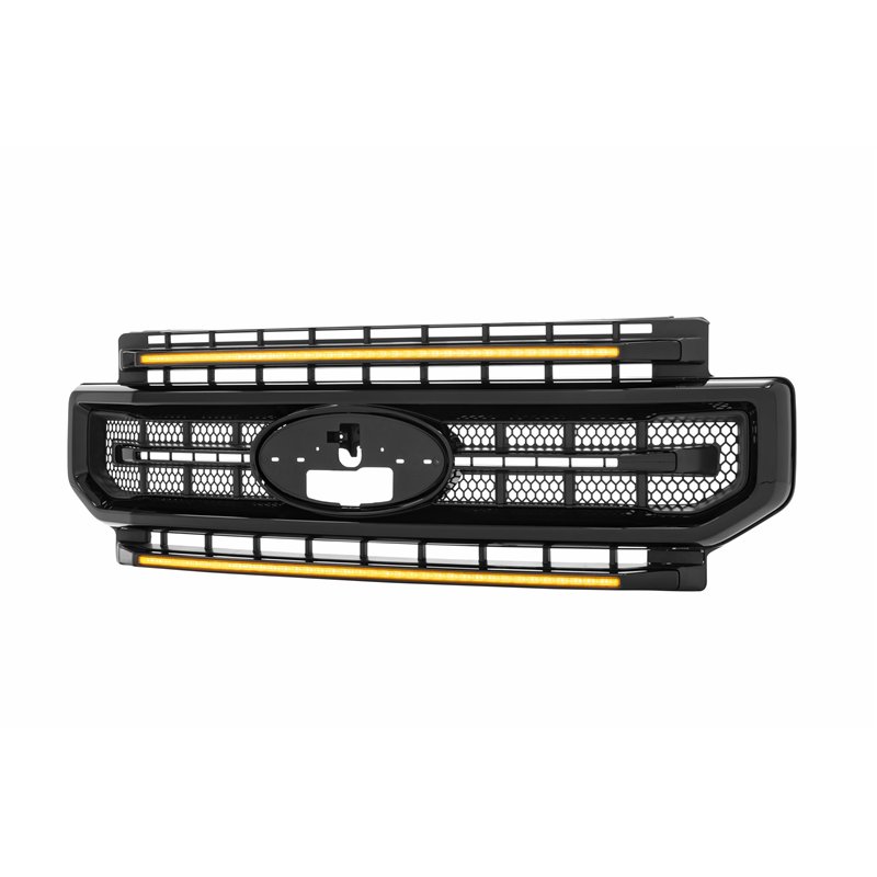 Morimoto | XBG LED Grille (Black / Amber DRL) - F-250 / F-350 Super Duty 2020-2022 Morimoto Grilles