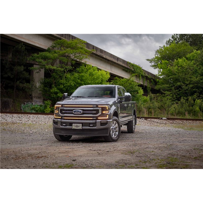 Morimoto | XBG LED Grille (Chrome / Amber DRL) - F-250 / F-350 Super Duty 2020-2022 Morimoto Grilles