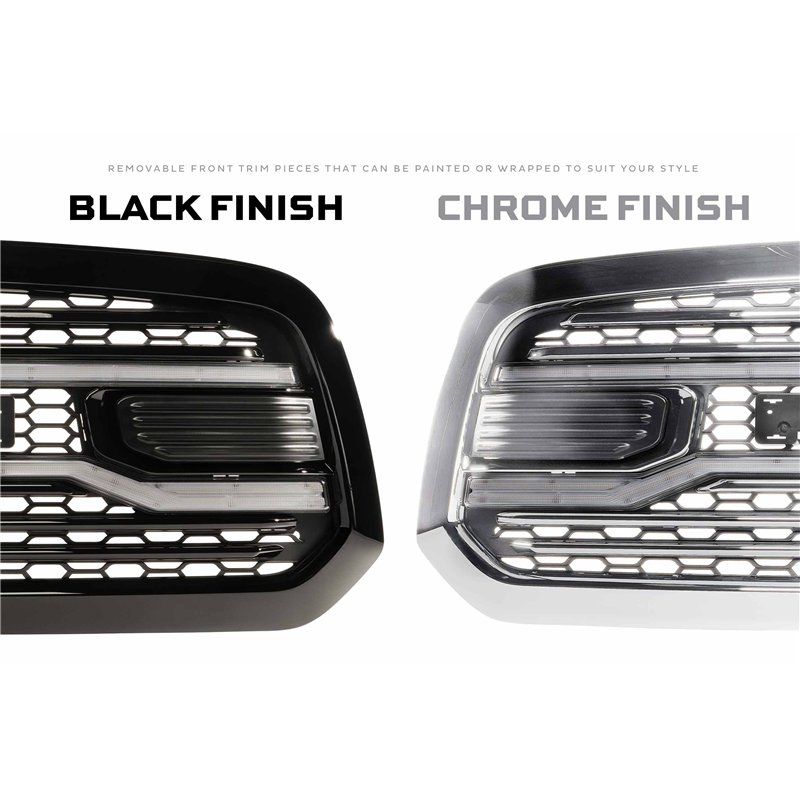 Morimoto | XBG LED Grille (Chrome) - Ram 1500 2013-2018 (Not Rebel) Morimoto Grilles