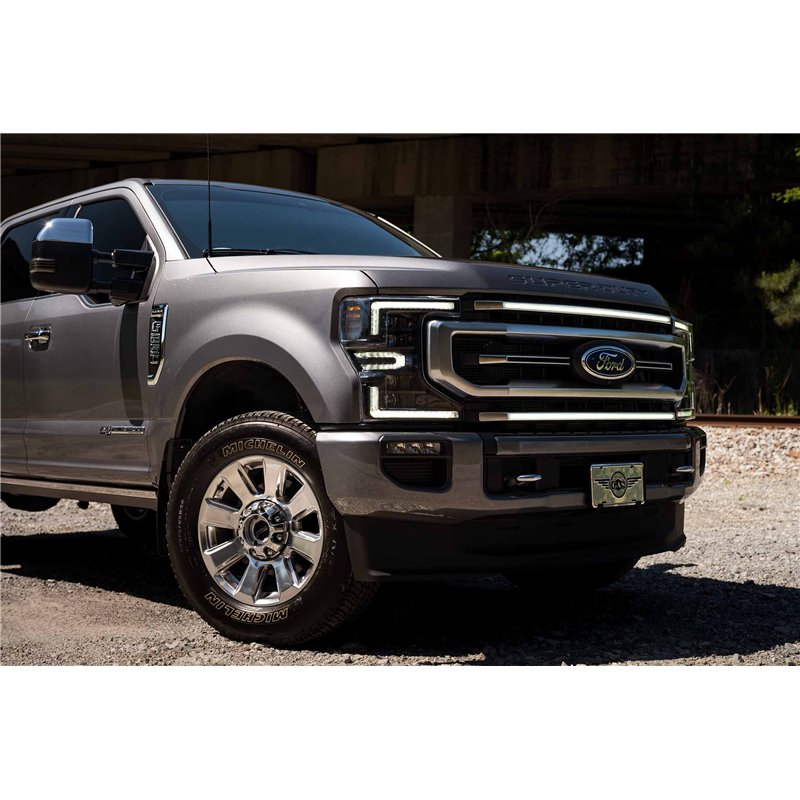 Morimoto | XBG LED DRL Grille Inserts (White DRL / Set) - F-250 / F-350 Super Duty Platinum 2020-2022 Morimoto Grilles