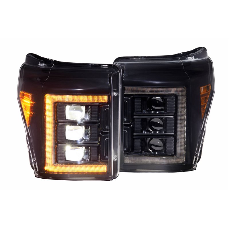 Morimoto | XB LED Headlights (Amber DRL / Set) - F-250 / F-350 Super Duty 2011-2016 Morimoto Phares avant