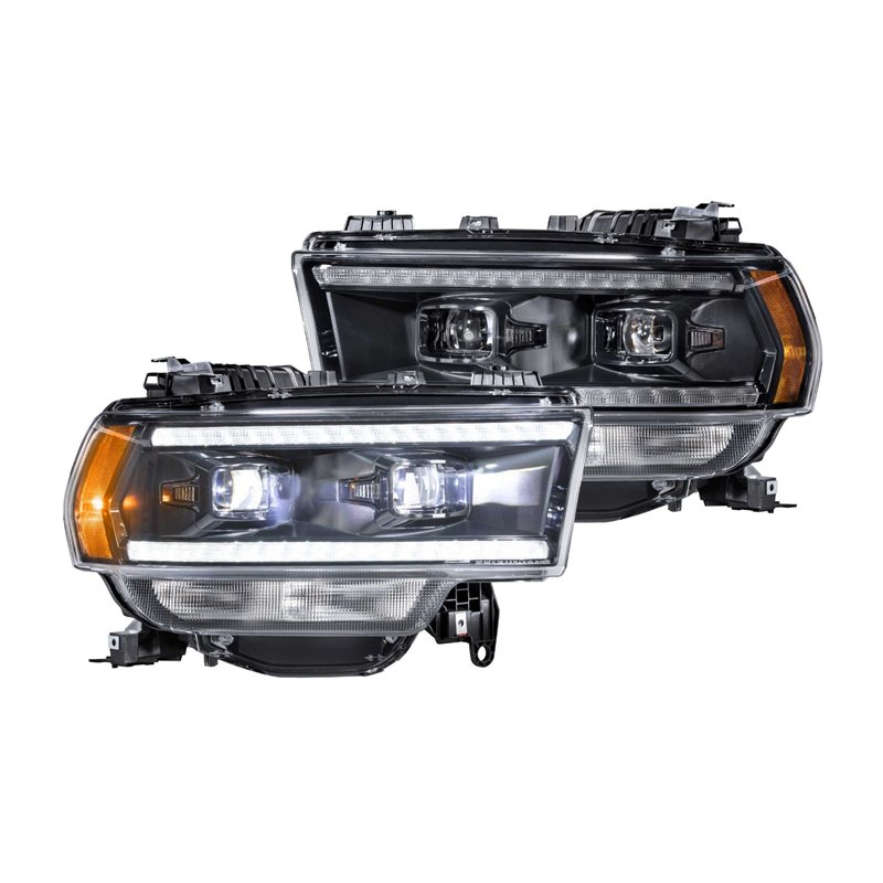 Morimoto | XB Hybrid LED Headlights (Set) - Ram 2500 / 3500 2019-2024 (w/o OEM Projector LEDs) Morimoto Phares avant