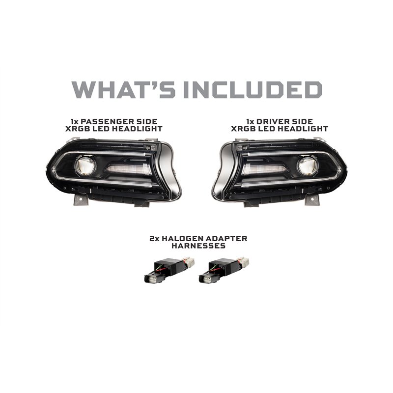 Morimoto | XRGB LED Headlights (Set) - Charger 2015-2023 Morimoto Headlights