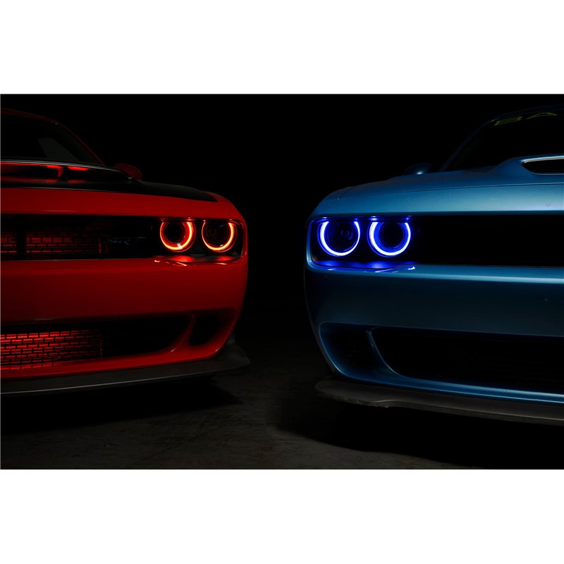 Morimoto | XRGB LED Headlights (RGB / Set) - Challenger 2015-2023 Morimoto Headlights