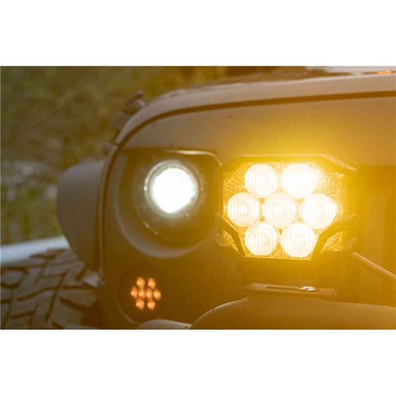 Morimoto | Morimoto BigBanger NCS LED Pod (Spot / Yellow / Each)