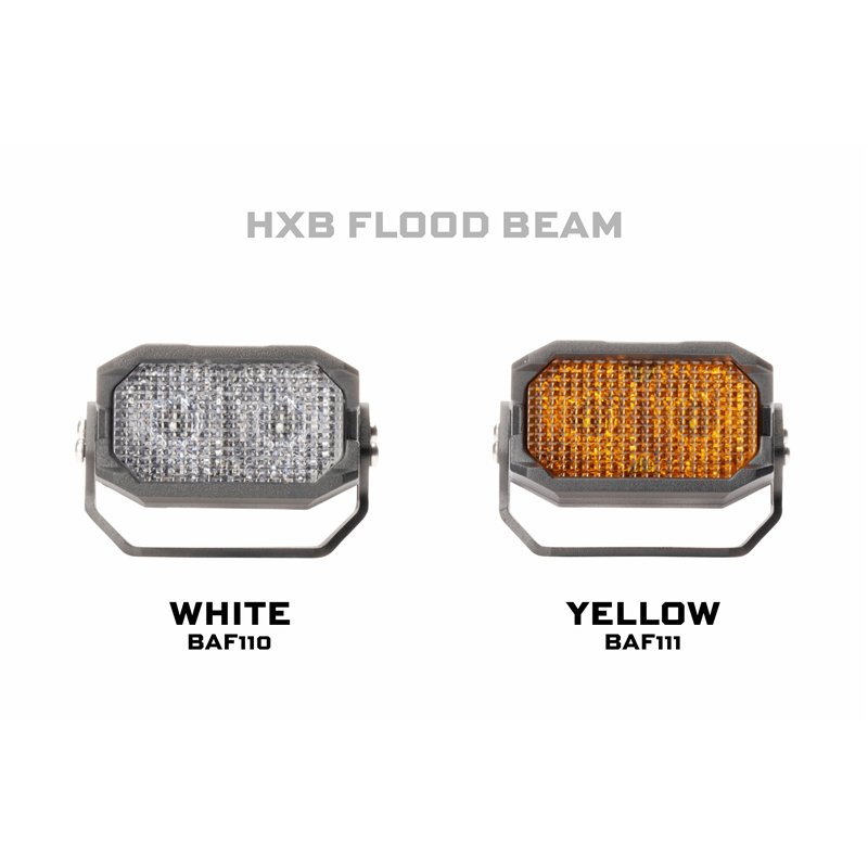 Morimoto | Morimoto 2Banger HXB LED Pods (Flood / White / Set)