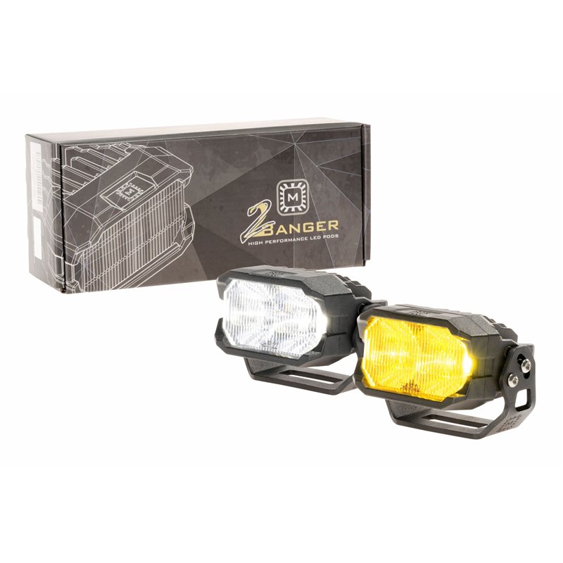 Morimoto | Morimoto 2Banger HXB LED Pods (SAE Wide / White / Set)