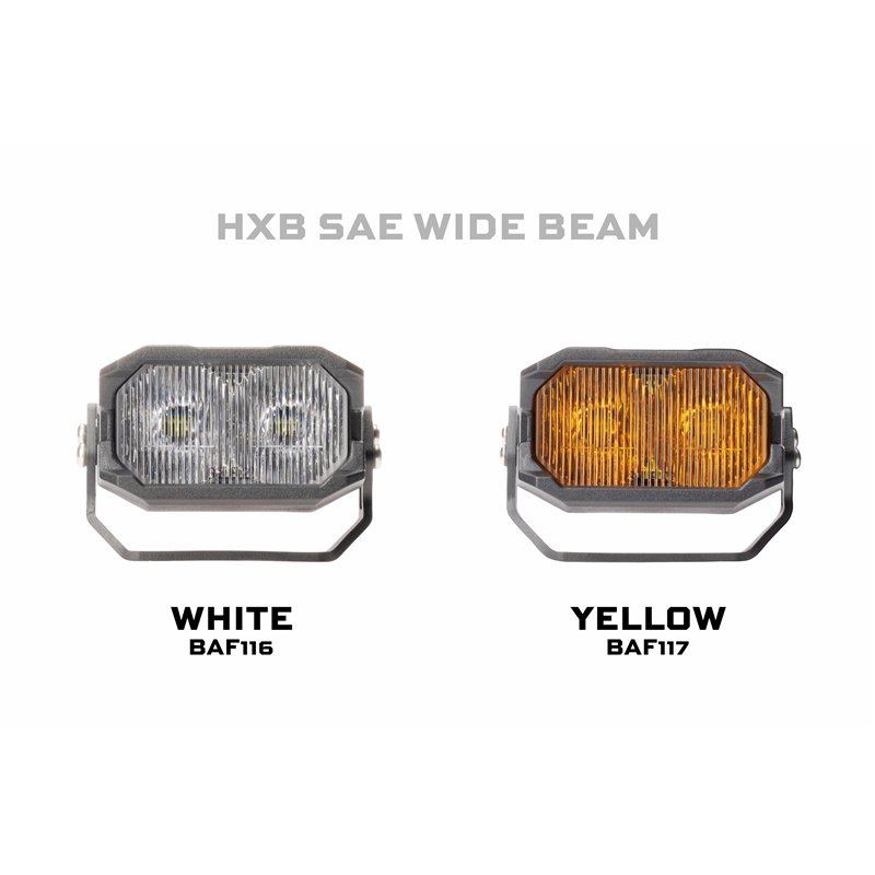 Morimoto | Morimoto 2Banger HXB LED Pods (SAE Wide / White / Set)