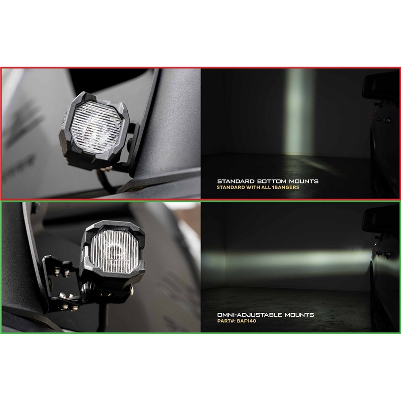 Morimoto | Morimoto 1Banger Mounts: Omni-Adjustable (Set)