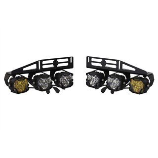 Morimoto | Morimoto 4Banger Triple Fog Kit: Raptor (17-20 / Brackets Only / Set)