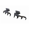 Morimoto | Morimoto 4Banger Fog Brackets: Type Raptor Triple (10-14 / Set)