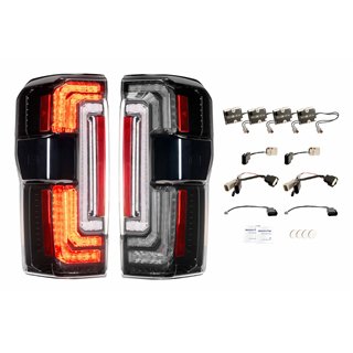 Morimoto | XB LED Tail Lights (Smoked Lens / Set) - F-250 / F-350 Super Duty 2023-2026 (w/o Full LED Tail Lights) Morimoto Ta...