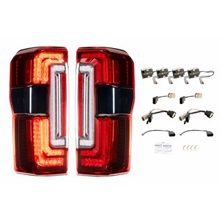 Morimoto | XB LED Tail Lights (Red Lens / Set) - F-250 / F-350 Super Duty 2023-2026 (w/o Full LED Tail Lights) Morimoto Tail ...