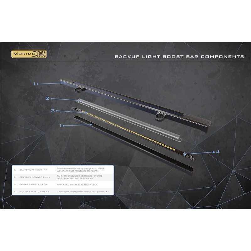 Morimoto | Reverse Light Backup Light Boost Bar
