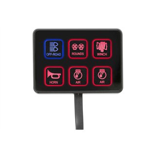 Morimoto | Pro Comp SS6 Universal Upfitter Switch Panel: Universal
